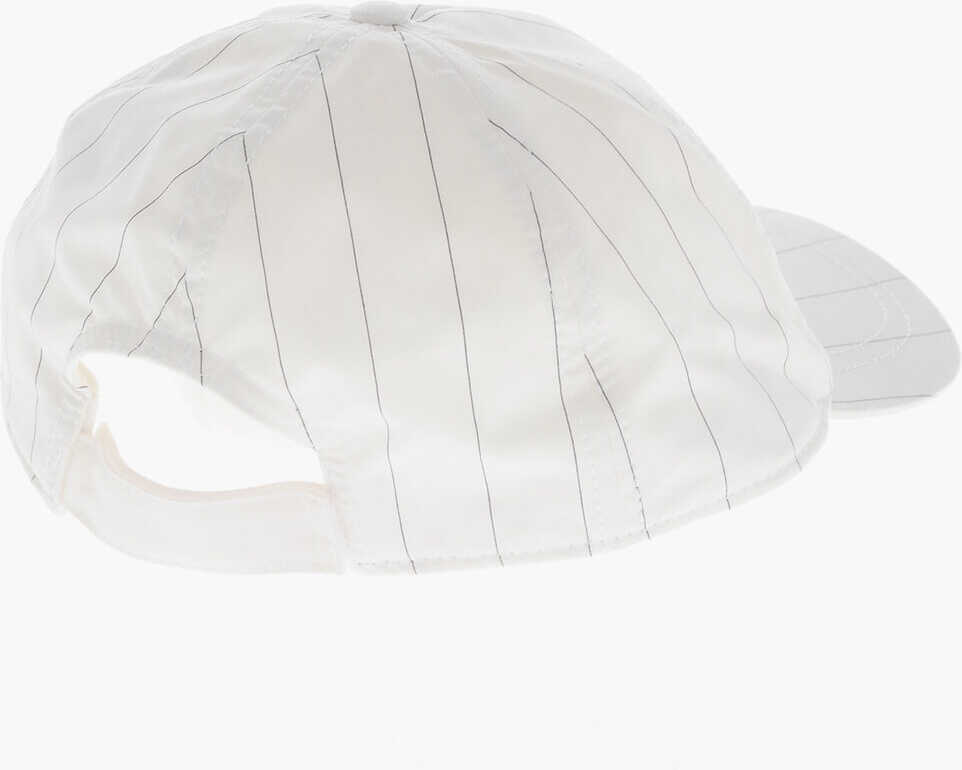 Caciuli 1989 STUDIO Striped Cap With Logoed Patch White Barbati (BM 19590275) 3