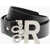 John Richmond 40Mm Leather Belt Black