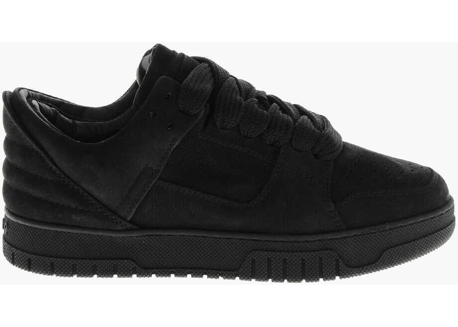 Sneakers 1989 STUDIO Solid Color Nubuck Low-Top Sneakers Black Barbati (BM 19590323) 3