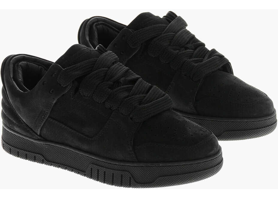 Sneakers 1989 STUDIO Solid Color Nubuck Low-Top Sneakers Black Barbati (BM 19590323) 1