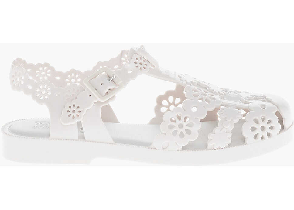 Sandale fara toc Viktor & Rolf Melissa Rubber Possession Sandals White Femei (BM 19590332) 3