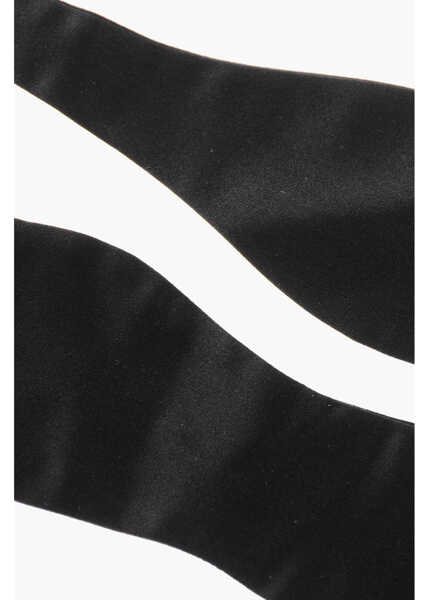 Papioane CORNELIANI Silk Satin Bow Tie Black Barbati (BM 19590449) 2