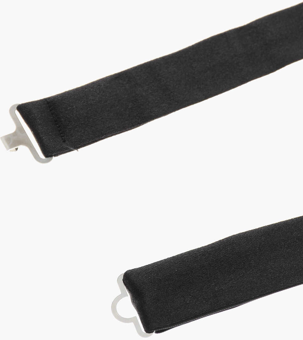 Papioane CORNELIANI Silk Satin Bow Tie Black Barbati (BM 19590449) 3