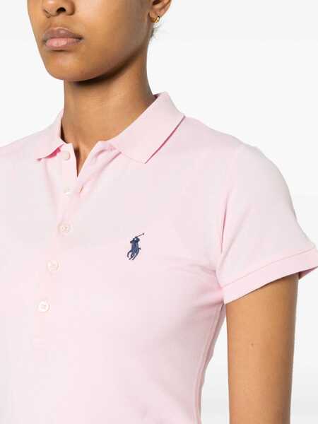 Tricouri Polo Ralph Lauren Cotton logo polo shirt Pink Femei (BM 19590468) 5