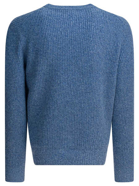 Pulovere Alex Mill Jordan cashmere sweater Light blue Barbati (BM 19590483) 2
