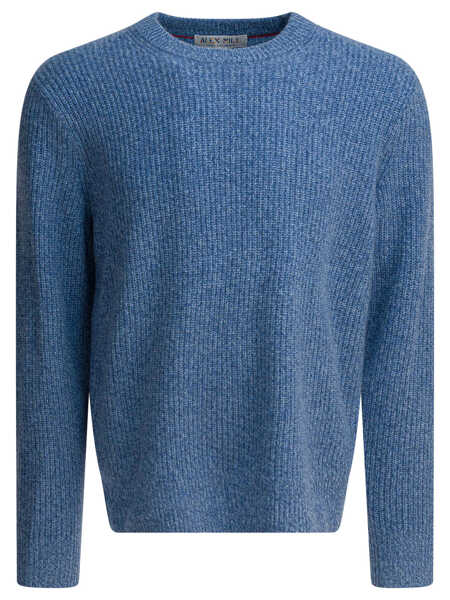 Pulovere Alex Mill Jordan cashmere sweater Light blue Barbati (BM 19590483) 1