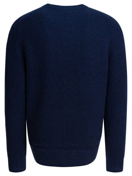 Pulovere Alex Mill Jordan cashmere sweater Blue Barbati (BM 19590486) 2