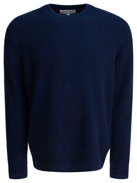 Pulovere Alex Mill Jordan cashmere sweater Blue Barbati (BM 19590486) 1