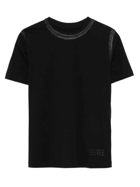 Tricouri MM6 Maison Margiela T-shirts Black   Fete (BM 19594743) 1