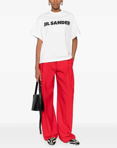 Tricouri Jil Sander Heavy cotton-jersey T-shirt PORCELAIN Femei (BM 19594808) 2