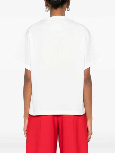 Tricouri Jil Sander Heavy cotton-jersey T-shirt PORCELAIN Femei (BM 19594808) 4