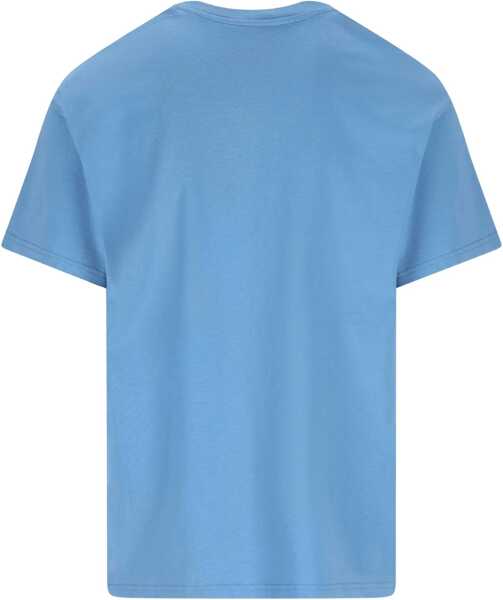 Tricouri Givenchy Cotton T-Shirt with logo patch MILITARY BLUE Barbati (BM 19594817) 2