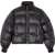 Ganni Shiny Nylon Short Puffer Jacket BLACK