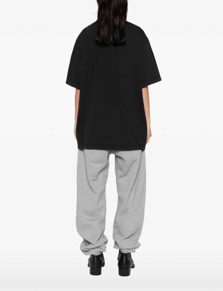 Tricouri THE ATTICO Oversized T-Shirt FADED BLACK Femei (BM 19594826) 4