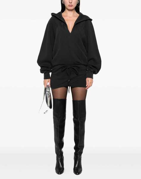 Rochii THE ATTICO Short Dress with hood FADED BLACK Femei (BM 19594841) 2