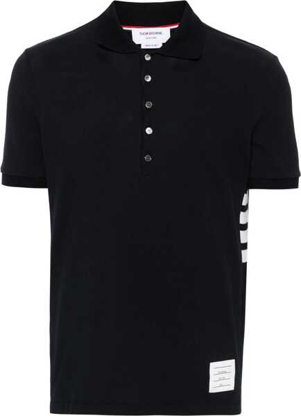 Tricouri Polo Thom Browne Polo Shirt whit iconic bands NAVY Barbati (BM 19594847) 1