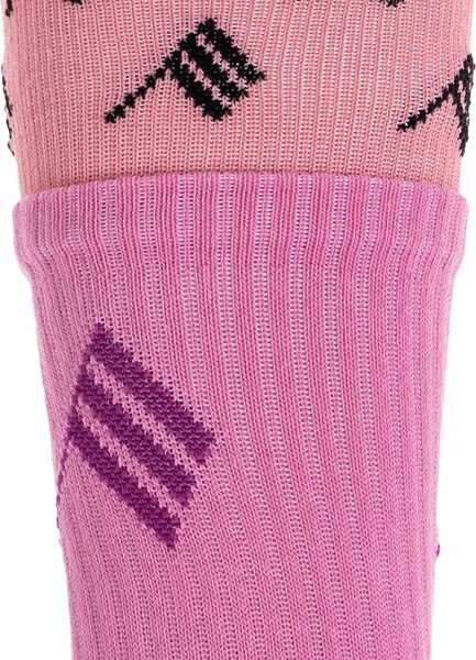 Sosete THE ATTICO Logo cotton Socks PINK Femei (BM 19594856) 3