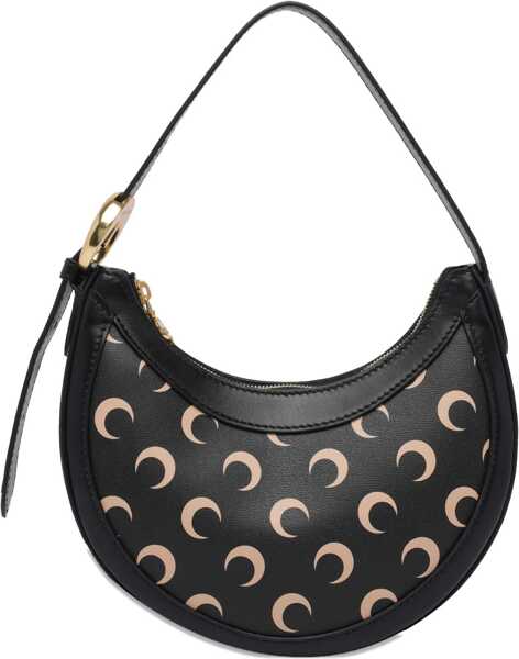 Genti de umar MARINE SERRE Moon mini Shoulder Bag INVERSE TAN Femei (BM 19594868) 1