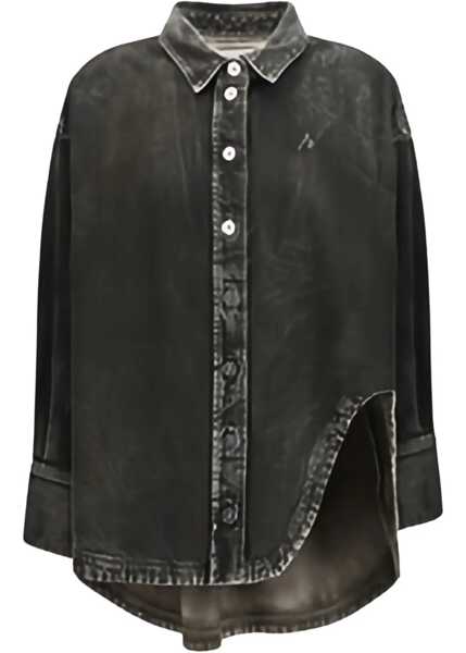 Camasi de blugi THE ATTICO Denim Shirt BLACK/WHITE Femei (BM 19594901) 1