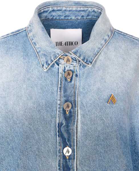 Camasi de blugi THE ATTICO Denim Shirt SKY BLUE Femei (BM 19594907) 3