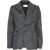 Maison Margiela Three-Button Tweed Jacket DARK GREY MELANGE