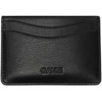 Portofele Dama - Portofele Ganni Bou Card Holder with poodle BLACK Femei (BM 19594925) - B-mall.ro