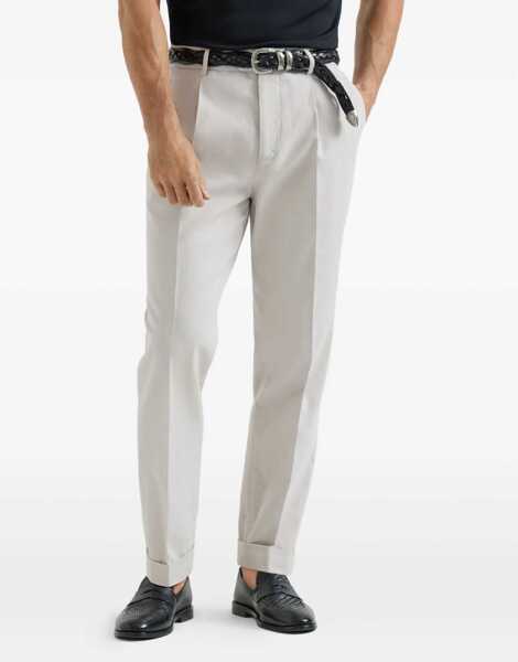 Pantaloni casual Brunello Cucinelli Cotton Trousers JUTA Barbati (BM 19594928) 4