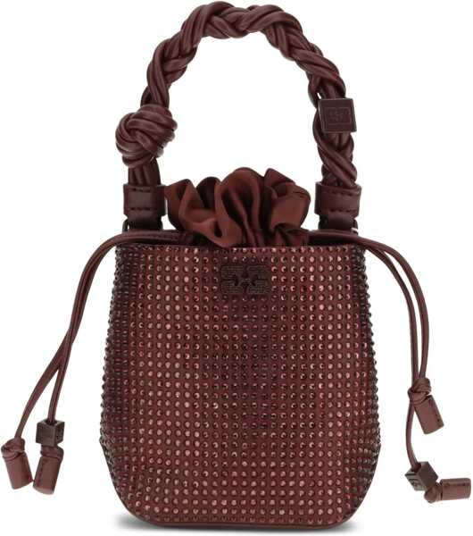 Genti de mana Ganni Mini Bou Buckle Bag BURGUNDY Femei (BM 19594946) 1