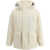 Laminar Parka in crinkle metallic BIANCO