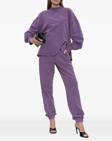 Pulovere THE ATTICO Oversized Sweater with side slit PURPLE Femei (BM 19594961) 2