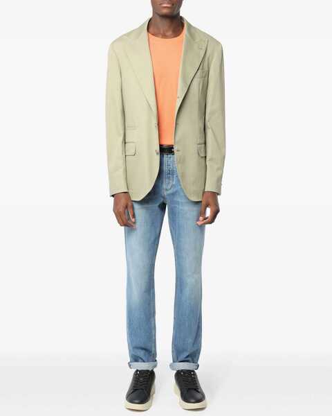 Blugi Brunello Cucinelli Cuffed Jeans DENIM CHIARO OLD Barbati (BM 19594967) 2