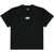 MM6 Maison Margiela T-shirt with front printed logo BLACK