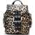 Ganni Animalier print nano Backpack ALMOND MILK