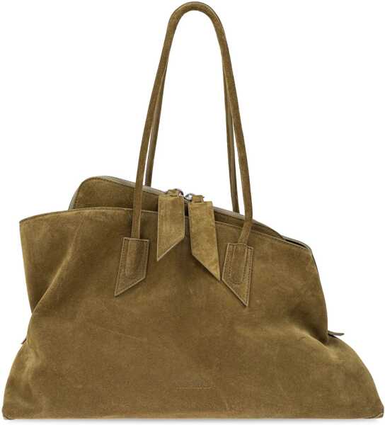Genti de umar THE ATTICO La Passeggiata Shoulder Bag KHAKI Femei (BM 19595030) 1