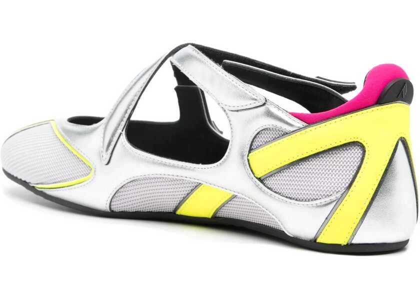 Balerini THE ATTICO Floor 01 Ballerinas HOLOGRAPHIC SILVER Femei (BM 19595054) 3