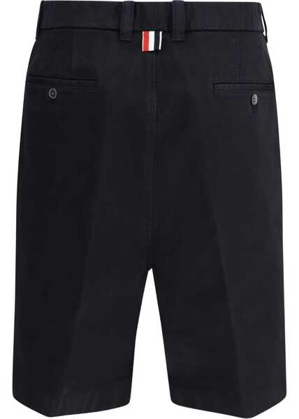 Pantaloni scurti Thom Browne Typewriter Cloth Utility Chino Shorts NAVY Barbati (BM 19595075) 2