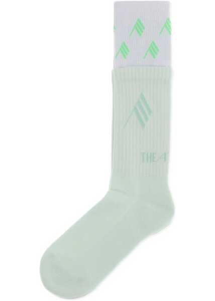 Sosete THE ATTICO Logo cotton Socks MINT Femei (BM 19595078) 1