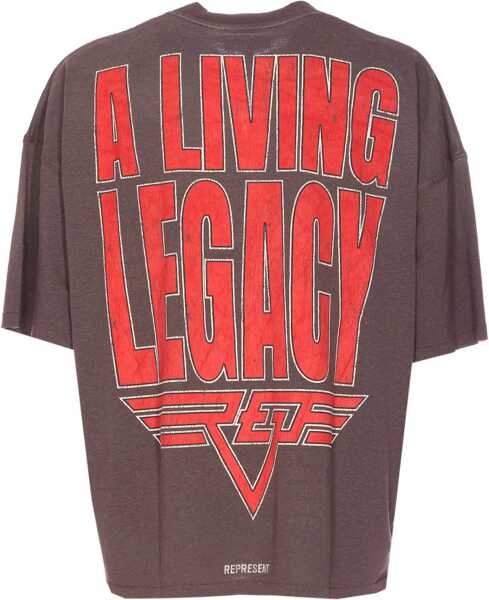 Tricouri REPRESENT Living Legacy T-Shirt BLACK Barbati (BM 19595204) 4