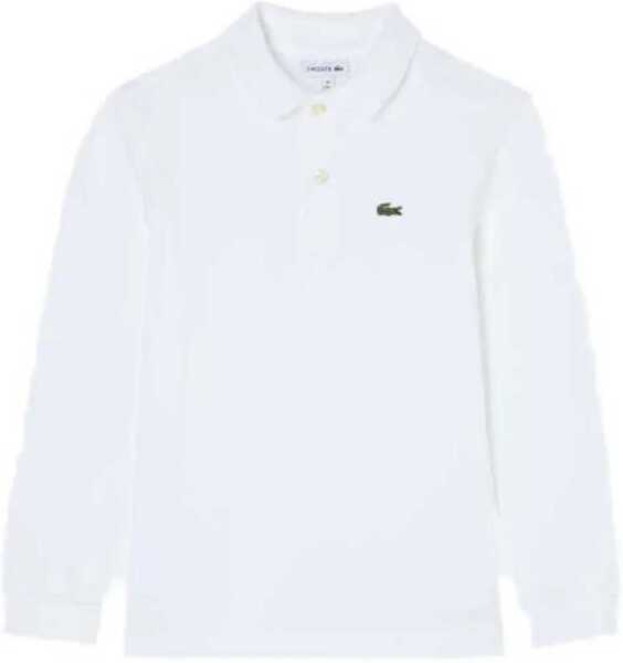 Tricouri Polo Lacoste Polo WHITE Baieti (BM 19595210) 1