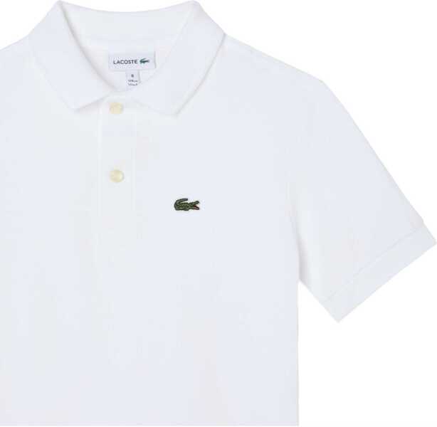 Tricouri Polo Lacoste Polo With Logo WHITE Baieti (BM 19595228) 3