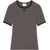 COURR&Egrave;GES "Signature Contrast" T-Shirt GREY