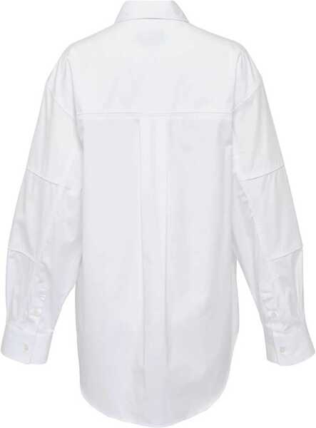 Bluze MSGM Shirt With Logo WHITE Femei (BM 19595276) 2