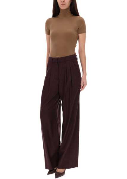 Pantaloni casual PT TORINO Pants Frankie BORDEAUX Femei (BM 19595375) 2