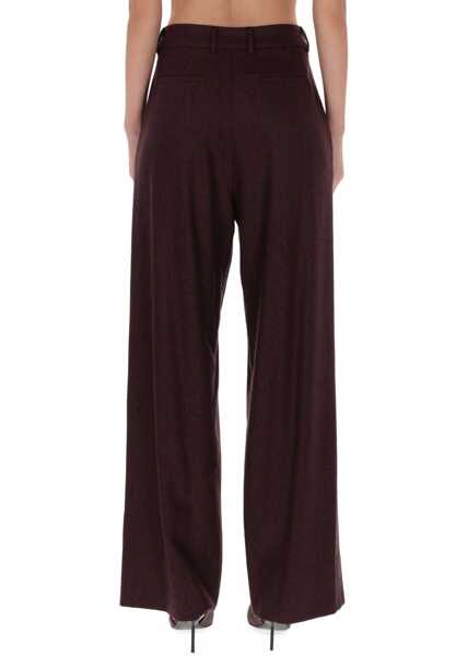 Pantaloni casual PT TORINO Pants Frankie BORDEAUX Femei (BM 19595375) 4