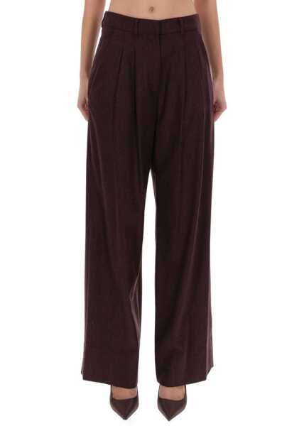 Pantaloni casual PT TORINO Pants Frankie BORDEAUX Femei (BM 19595375) 1