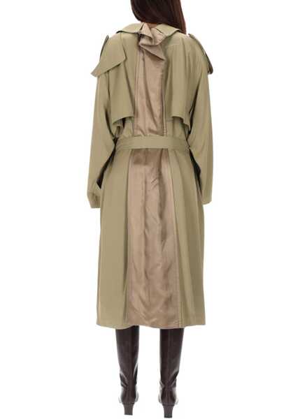 Paltoane MM6 Maison Margiela Dual Wear Trench Coat BEIGE Femei (BM 19595411) 3