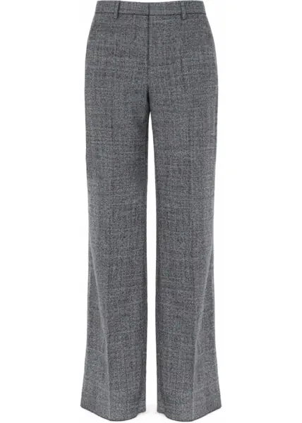 Pantaloni casual Valentino Garavani Wool Moulin Pants BLACK Femei (BM 19595414) 1