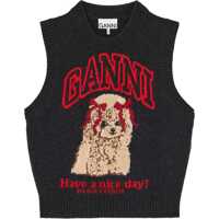 Pulovere casual Graphic Wool Vest Femei