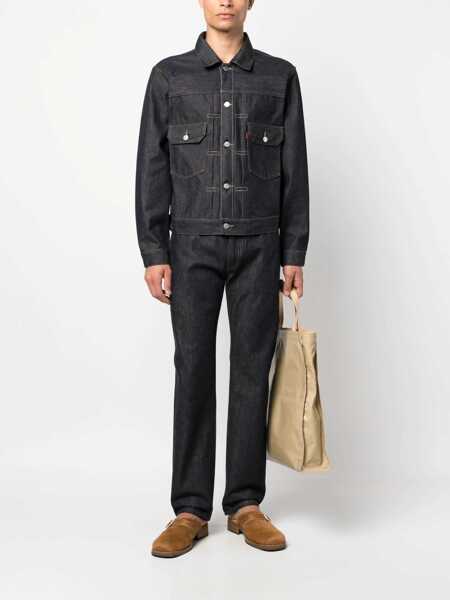 Blugi drepti Levis 501 Vintage Clothing 1954 straight-leg jeans Blue Barbati (BM 19596426) 2