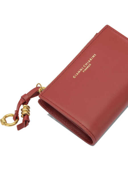 Portofele GIANNI CHIARINI Wallets & Card holders Red Femei (BM 19596534) 4